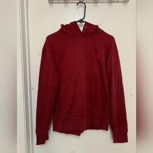 Acne Red Classic Hoodie Sweatshirt